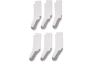 Jefferies Socks boys Boys Seamless Toe Athletic Crew 6-packJefferies Socks Boy's Seamless Toe Athletic Crew Socks 6 Pack