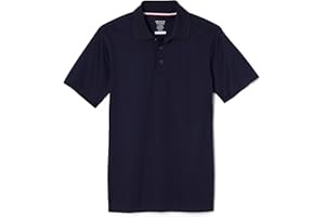 French Toast Boys' Moisture Wicking Performance Sport Polo Short Sleeve Shirt