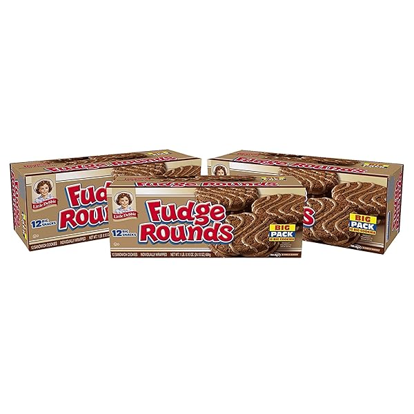 LITTLE DEBBIE INDIVIDUALLY WRAPPED FUDGE ROUNDS