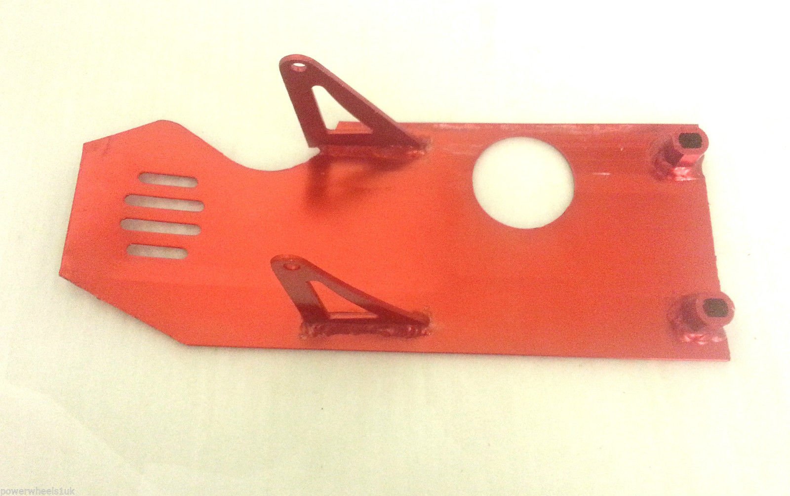 Orange Imports BAS02 Red Engine Sump Guard Bash Plate for Dirt and Pit Bikes 50Cc-140Cc