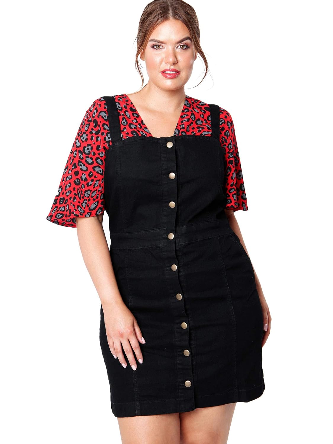 black denim dress plus size