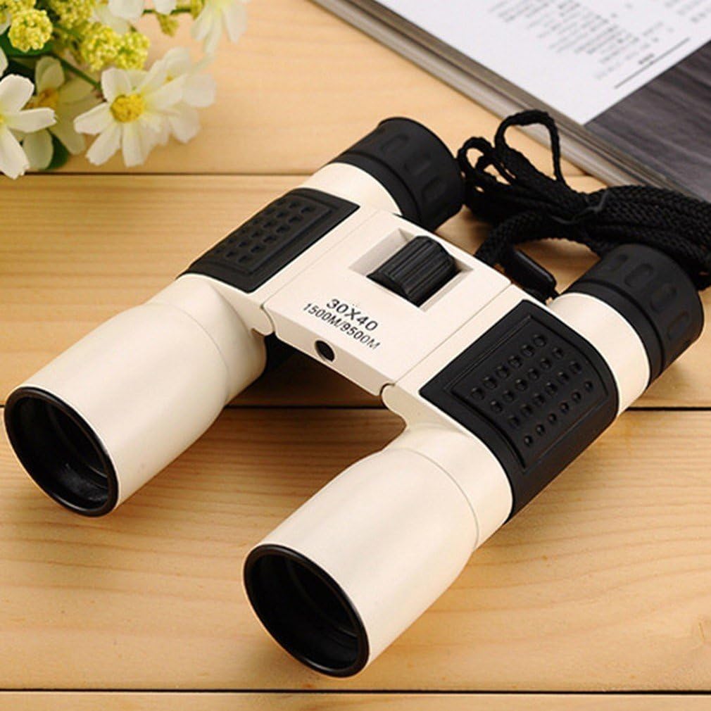 Binoculars 30X40 High-Power High-Definition Light Night Vision Binoculars Portable Outdoor Telescope,White