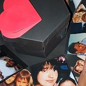 Boîte Explosion Cadeau DIY LINKLKBOY - 6 Pages Noires, Album Photo 3D, Cadeau Personnalisable Anniversaire/Noël