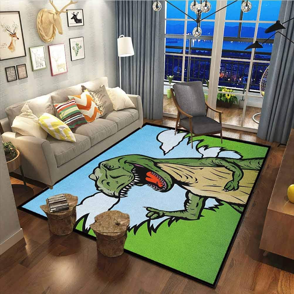 Dinosaur Rug for Bedroom for Kids Nursery Teens Room Girls Boys Cartoon T Rex with