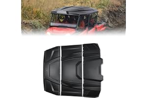 KEMIMOTO 6-Seat UTV High-Density Plastic Roof Top Compatible with Pioneer 1000-6 (2023-2024),Waterproof and UV Resistant Hard Roof Top to Keep Cool, Sunshade Rooftop Accessories