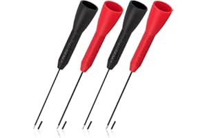 ANCIRS 4 Pack 2mm Needle Test Probes, 600V/10A Non-Destructive Multimeter Test for Fluke Leads tl71 tl75