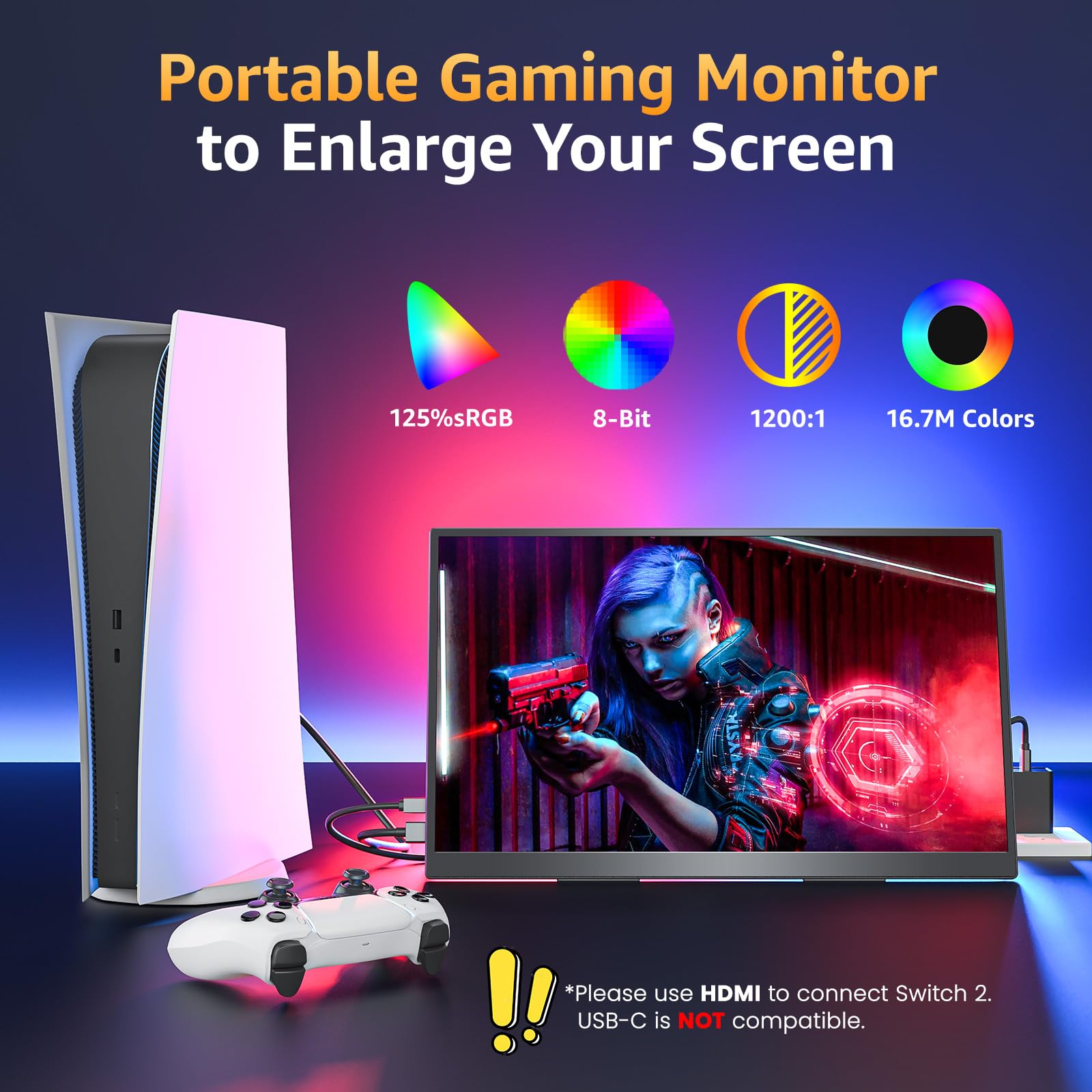 Portable Monitor 18.5