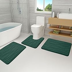Buganda Memory Foam Bathroom Rug Mat 36x24, Extra