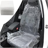 YGDMD 25PCS Disposable Car Seats Covers,Transparent Plastic Seat Covers for Cars to Keep The Seats Clean,Universal Automotive Accessories Car Seat Protector for Cars,SUVs,Trucks