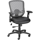 Staples Ergonomic Mesh Task Chair, Black, Swivel Base | A comfortable everyday seating option for home or professional offices.