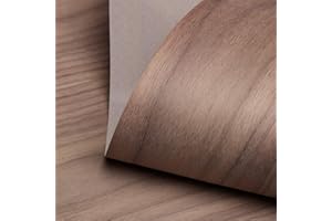 Edge Supply Walnut Wood Veneer Sheet Flat Cut, 24” x 48”, Non Glued, 10 mil Paper Back, “A” Grade Veneer Face – Easy to Apply Oak Veneer Sheet – Veneer Sheets for Restoration of Furniture