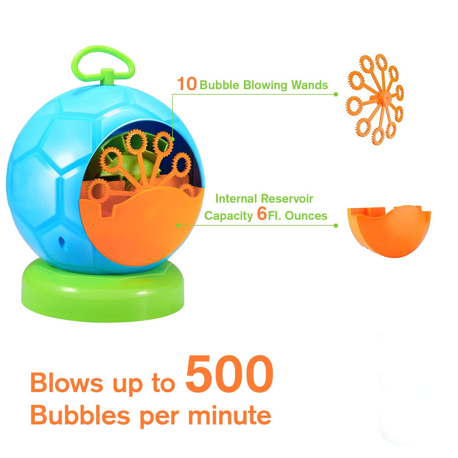 Geekper Upgraded Bubble Machine Automatic Durable Maker for Kids Over