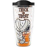 Tervis Peanuts - Halloween Snoopy Trick or Treat Made in USA Double Walled Insulated Tumbler Travel Cup Keeps Drinks Cold & Hot, 24oz, Classic