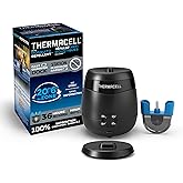 Thermacell Patio Shield Mosquito Repellent E-Series E65X Rechargeable Repeller; 20’ Mosquito Protection Zone; Includes 36-Hou