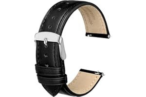 Anbeer Retro Watch Band Quick Release, Crazy Horse Leather Watch Straps for Men and Women, Band Width - 18mm 20mm 22mm 16mm 19mm 24mm