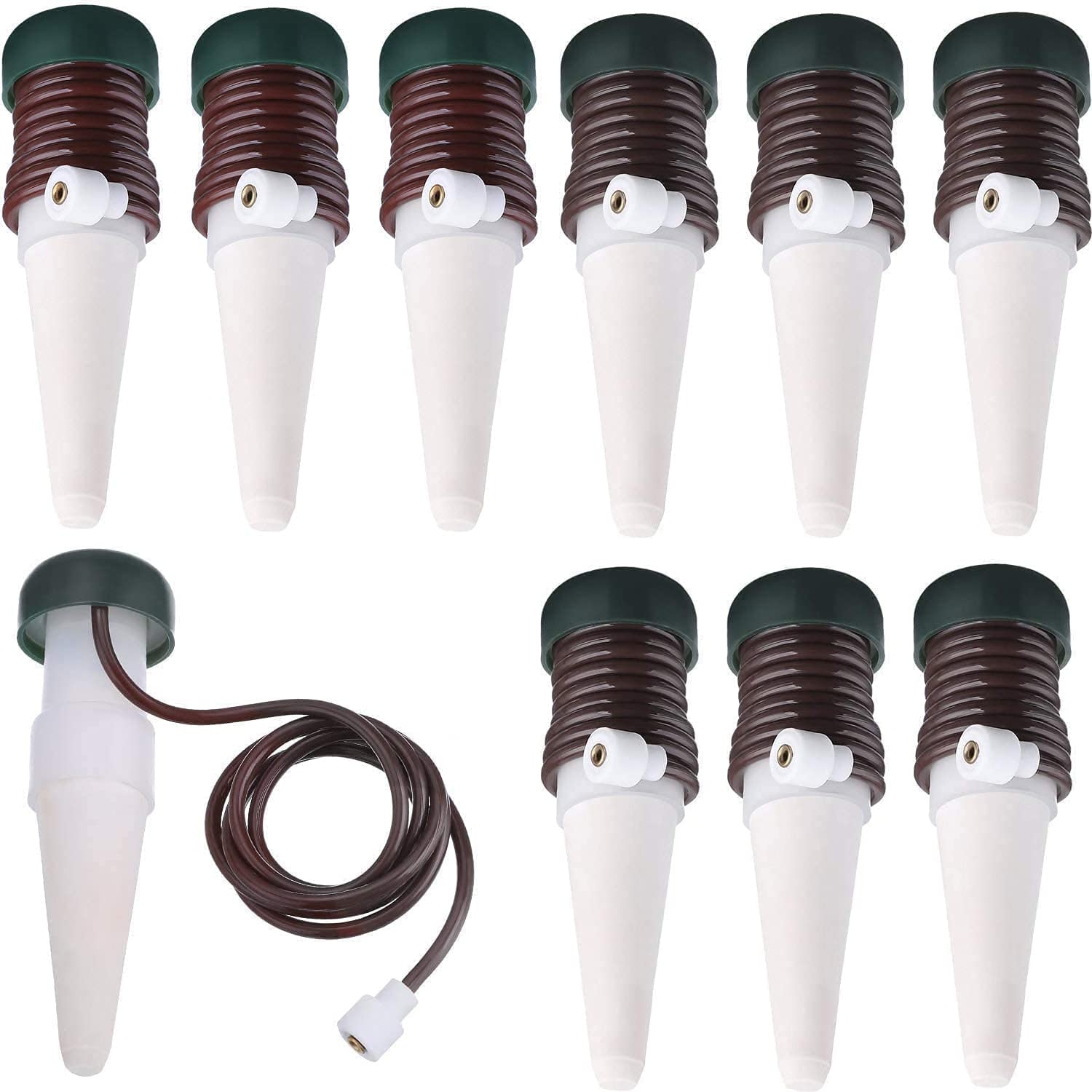 WANGCL 10 Pieces Automatic Plant Waterers Plant Water Dispenser Automatic Watering System for Garden Home Indoor Outdoor