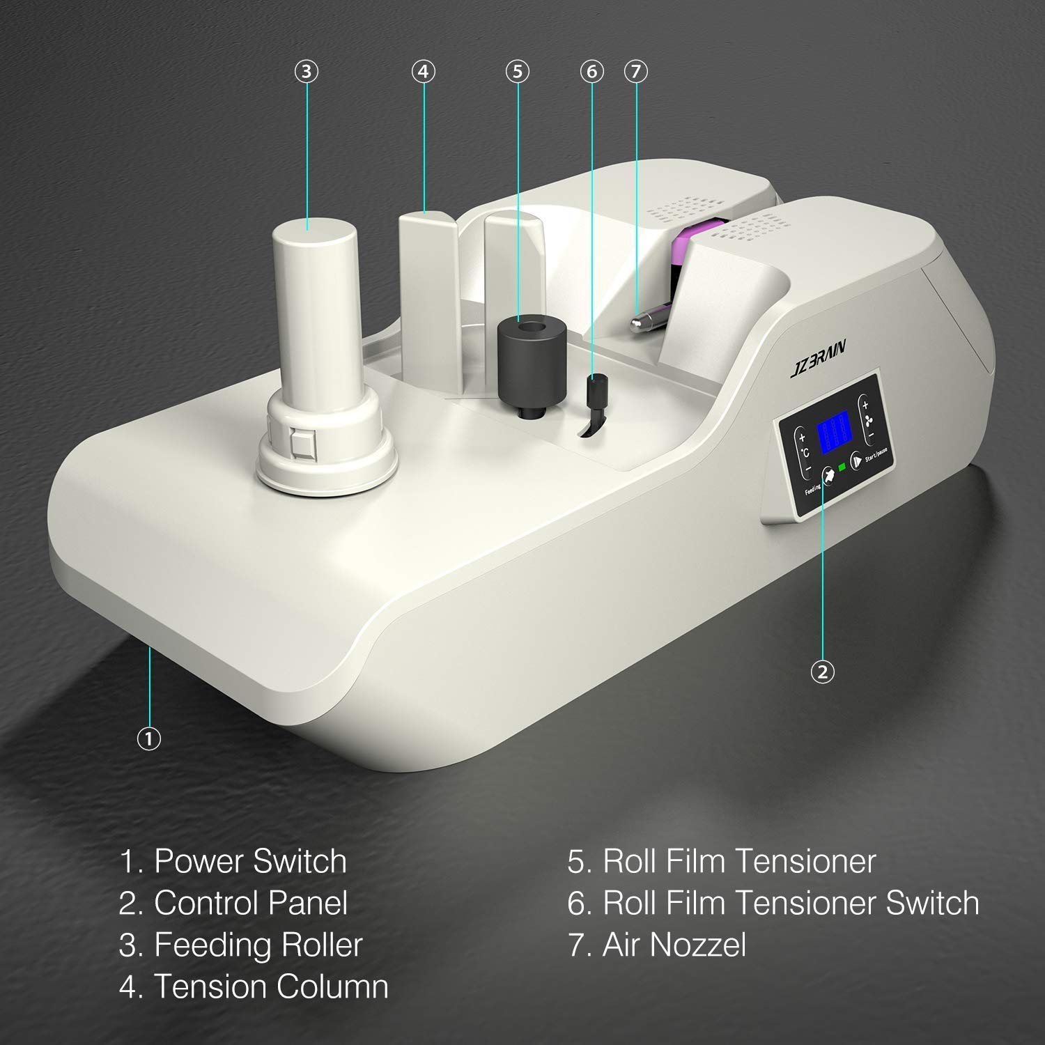 JZBRAIN Air Cushion Machine Air Pillow Machine Sealing Speed 6.07.2