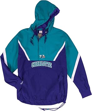 charlotte hornets mitchell and ness jacket