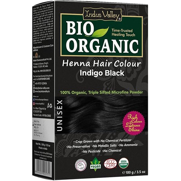YumiBio Henna Färbepulver Neutral 100 G – 100% Bio, Ammoniakfrei, Nährt & Stärkt Das Haar