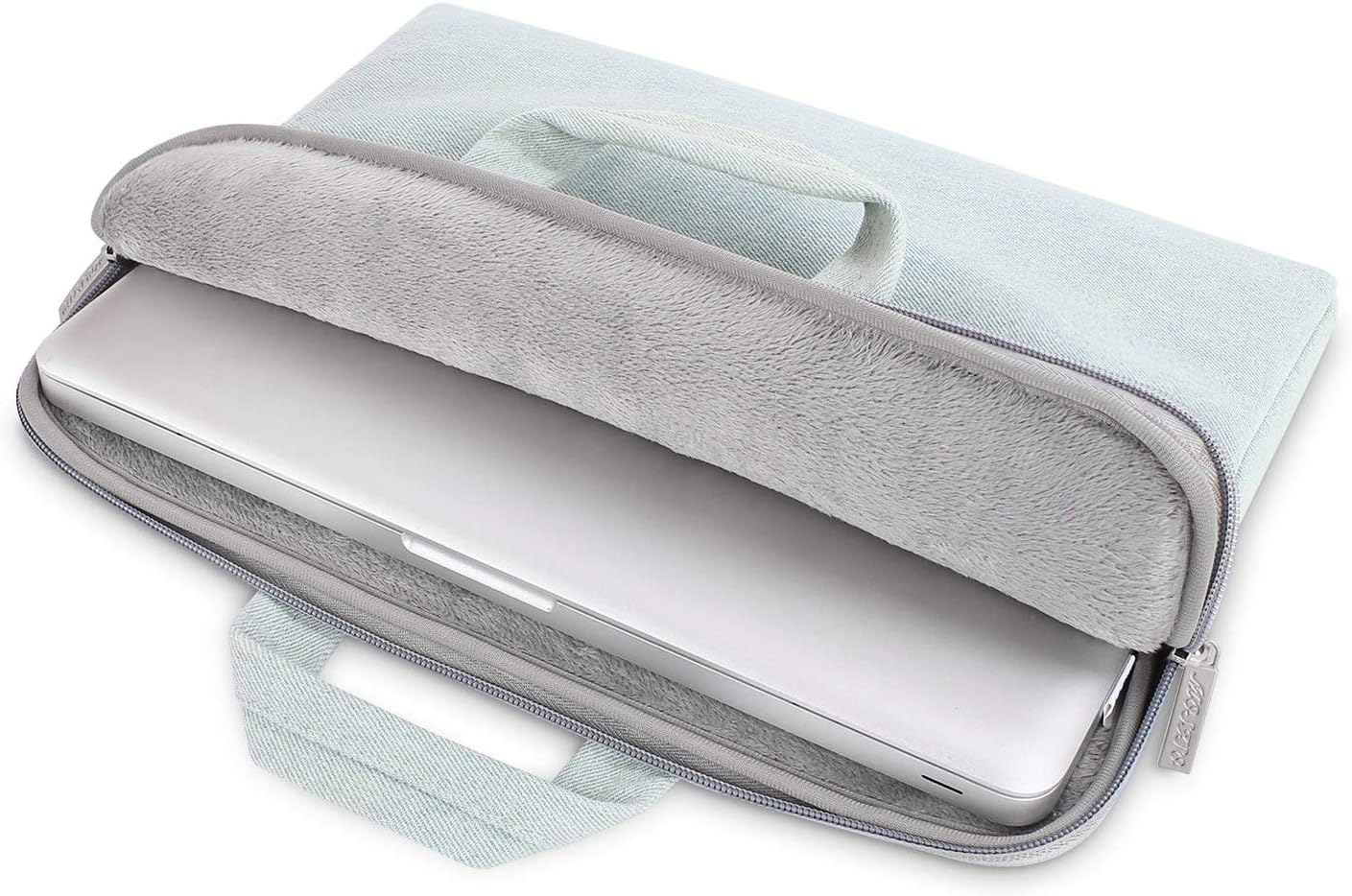 15-15.6 inch MacBook Pro 2012-2015 Notebook Computer Pink Denim Carrying Handbag Briefcase Sleeve Case Cover MOSISO Laptop Shoulder Bag Compatible with 2019 MacBook Pro 16 inch A2141