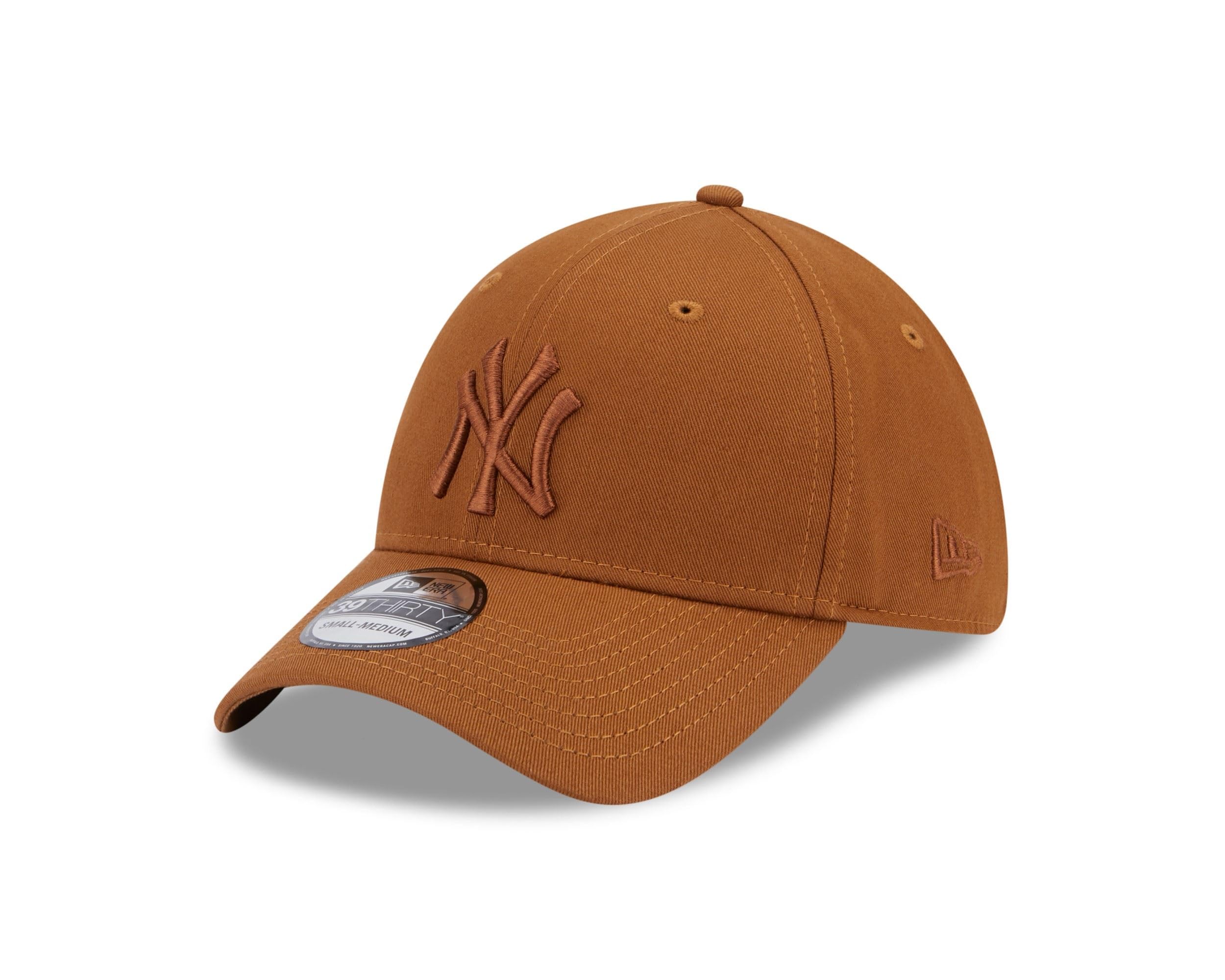 New Era New York Yankees MLB League Essential Tonal Brown 39Thirty Stretch Cap - M - L