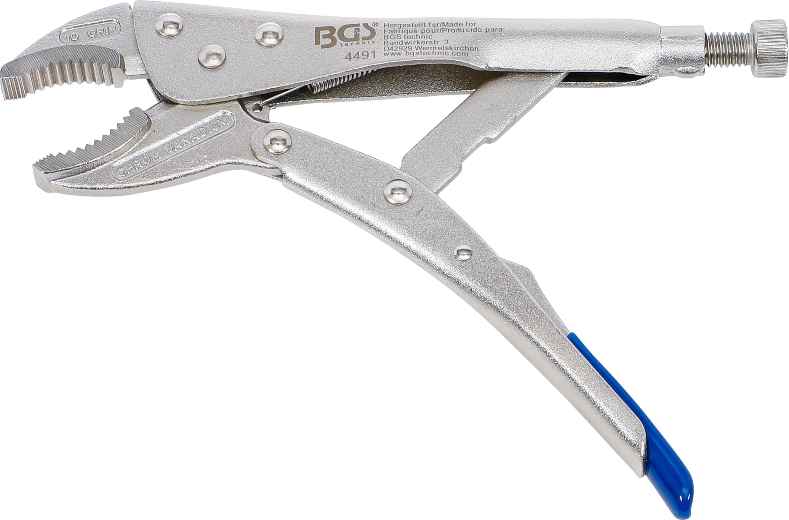 BGS 4491 | Locking Grip Pliers | with Vinyl Release Lever | 250 mm