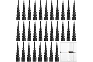 30 Pcs Stripped Screw Hole Repair Kits-Door Hinge Hole Repair Kits Fit Screws Sizes #2 to #18-Adjustable Wall Anchors for Woo