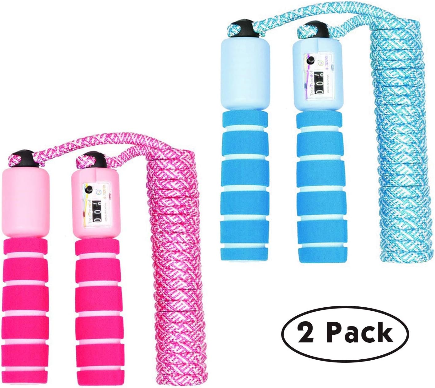 IAMGlobal Kids Jump Ropes, Jumping Rope, Adjustable Soft