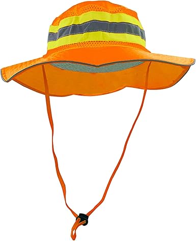 orange boonie hat
