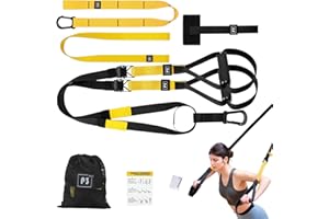 Hanlintk Home Resistance Training Kit,Bodyweight Resistance Bands W/Adjustable Extension, Door Anchor, Carry Bag,Portable Fit