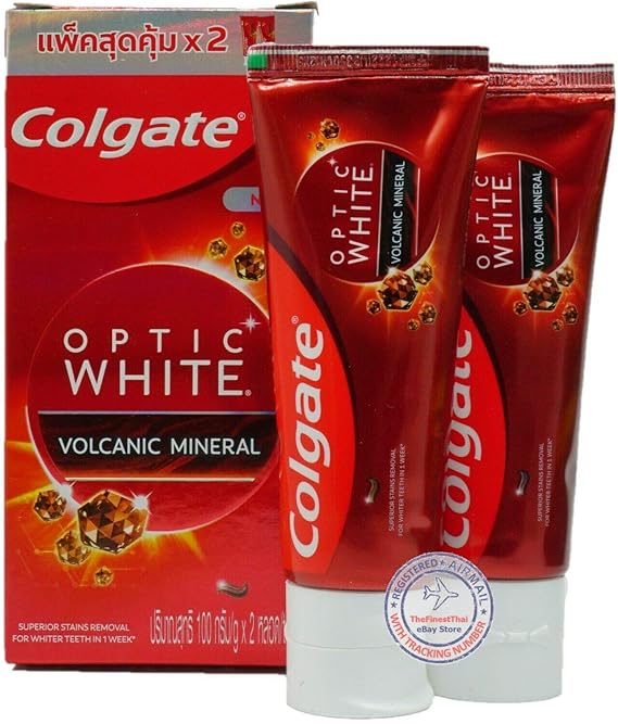 colgate optic white volcanic