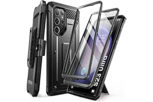 SUPCASE Unicorn Beetle Pro Case for Samsung Galaxy S23 Ultra 5G (2023), [Extra Front Frame] Full-Body Dual Layer Rugged Belt-