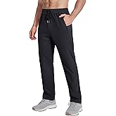 MAGNIVIT Sweatpants Track Pants Mens Athletic Stretch Pants with Zipper Pockets Quick Dry Joggers for Workout Running