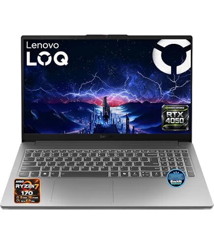 Amazon.com: Lenovo 15 Gaming Laptop, AMD Ryzen 5 7535HS, 8GB DDR5