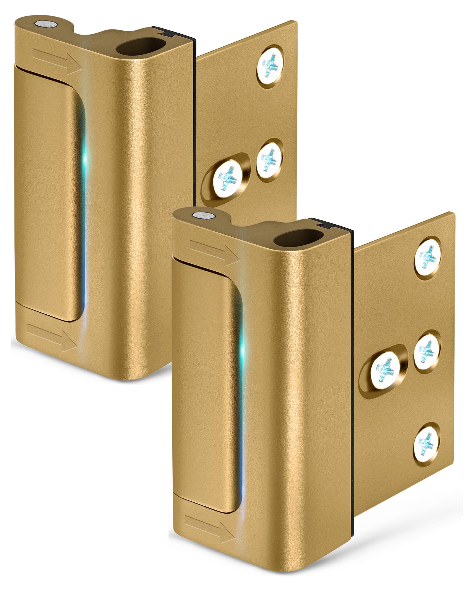 Photo 1 of Home Security Door Reinforcement Lock: Metal Door Locks for Front Door Locks for Kids Safety Child Proof Door Latch for Top Deadbolt Lock Home Defender Flip Door Guardian Lock Withstand 800 lbs Inside