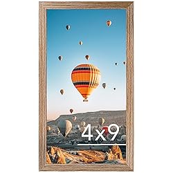 JCJMY 4x9 Picture Frame Rustic Brown for Wall