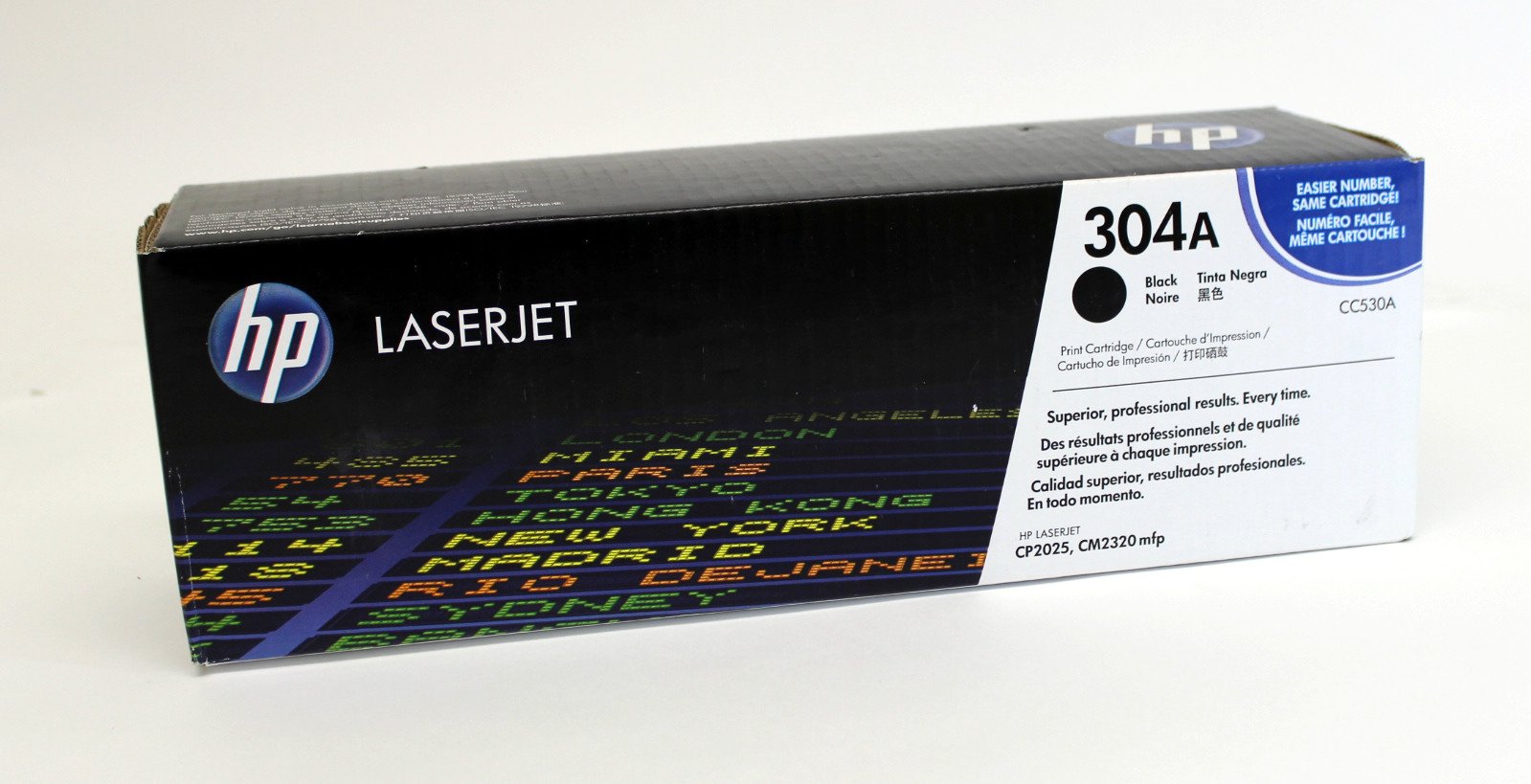 HP 304A - black - original - LaserJet - toner cartridge (CC530A)