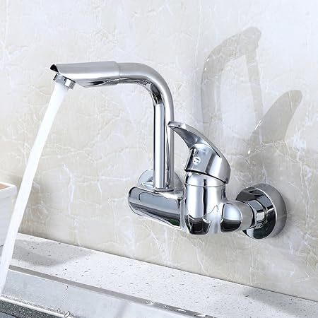 Neilyn Hot And Cold Tap Faucet Into The Wall Of The Modern Full