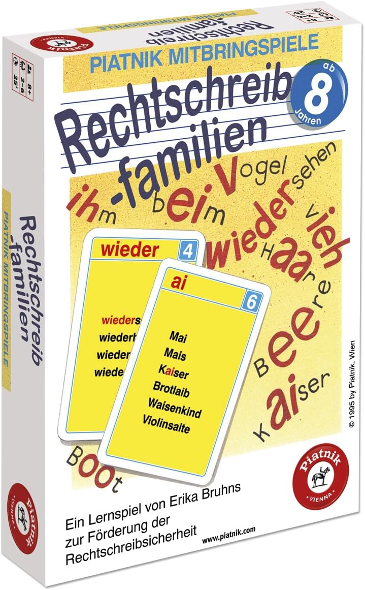 Piatnik 702402 spelling family, Mehrfarbig
