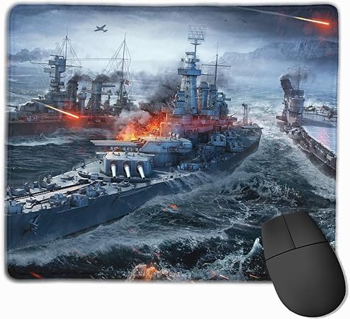 Amazon Co Jp 滑り止めマウスパッド 長方形ゴムマウスパッド 船ワールドオブウォーシッププリント ゲームマウスパッド パソコン 周辺機器