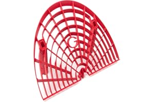 Grit Guard Washboard Bucket Insert, Removes Dirt from Wash Mitt for Car Detailing, Attaches to Grit Guard Insert, Fits Most 3-6 Gallon Car Wash Buckets - Red