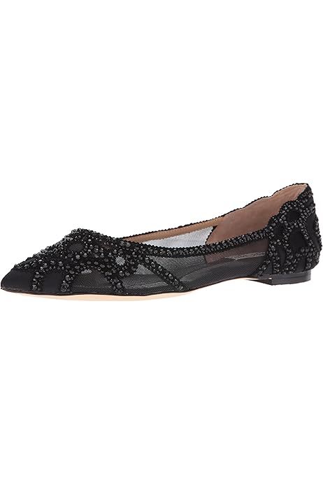 badgley mischka vivien ankle strap flats