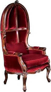 Design Toscano Victorian Balloon Fabric Arm Chair