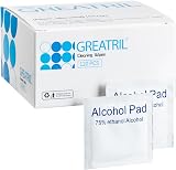 GREATRIL Anti Bac Wipes Tiny 6x6cm Pack of 120 Travel Cleaning Wipes view 1