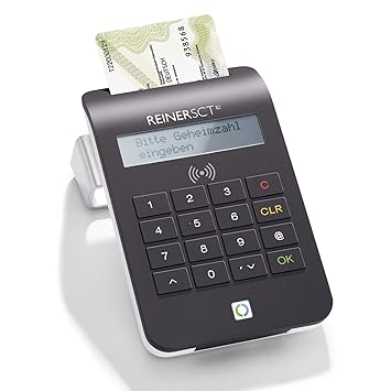 Reiner SCT cyberJack RFID komfort - Der Komfort-Chipkartenleser für sicheres Onlinebanking und den neuen Personalausweis (nPA
