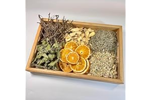 Varonite Healing Herbs Simmer Pot Potpourri – Orange, Rosemary, Ginger, Tea Leaf, Lemongrass and Mint for Natural Air Freshening, Perfect Fall & Winter Simmer Pot Mix, Motherdays Gift