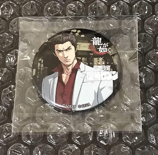 Amazon 龍が如く 歌舞伎町探偵セブン 100億の少女誘拐事件 限定グッズ 缶バッジ 桐生一馬 イラスト版 岩本辰郎 東京ミステリーサーカス Scrap アイドル 芸能人グッズ 通販
