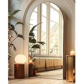 BEVERDY Gold Arch Mirror - 34in x 76in Freestanding Full Body Mirror, Wall-Mount Option for Bedroom