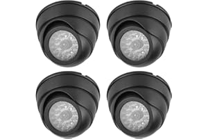 Simulation Security Camera Simulating Real CCTV LED Flashing Light for Shops Homes Offices Simulation Security Camera