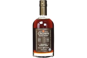 Crown Maple Syrup with Robust Flavor Bourbon Barrel Aged LTD Edition 25 FL OZ